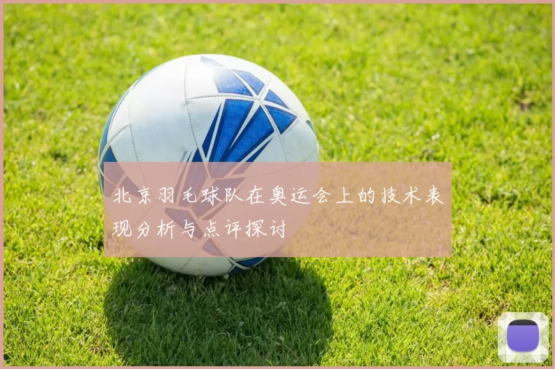 北京羽毛球队在奥运会上的技术表现分析与点评探讨