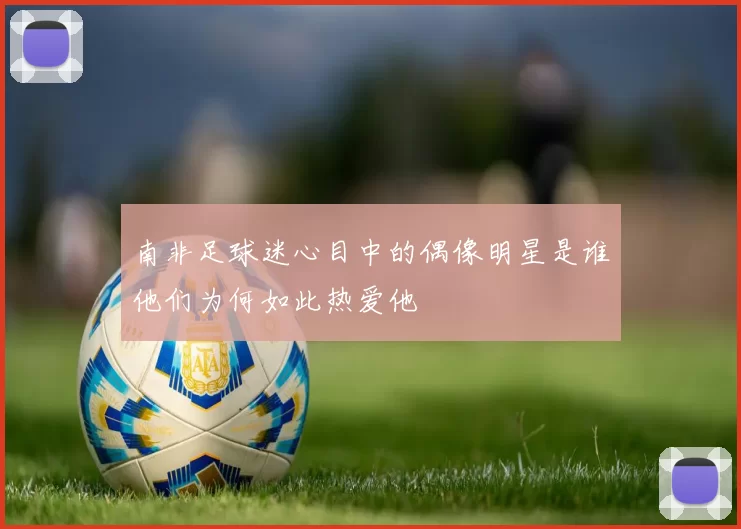 南非足球迷心目中的偶像明星是谁他们为何如此热爱他